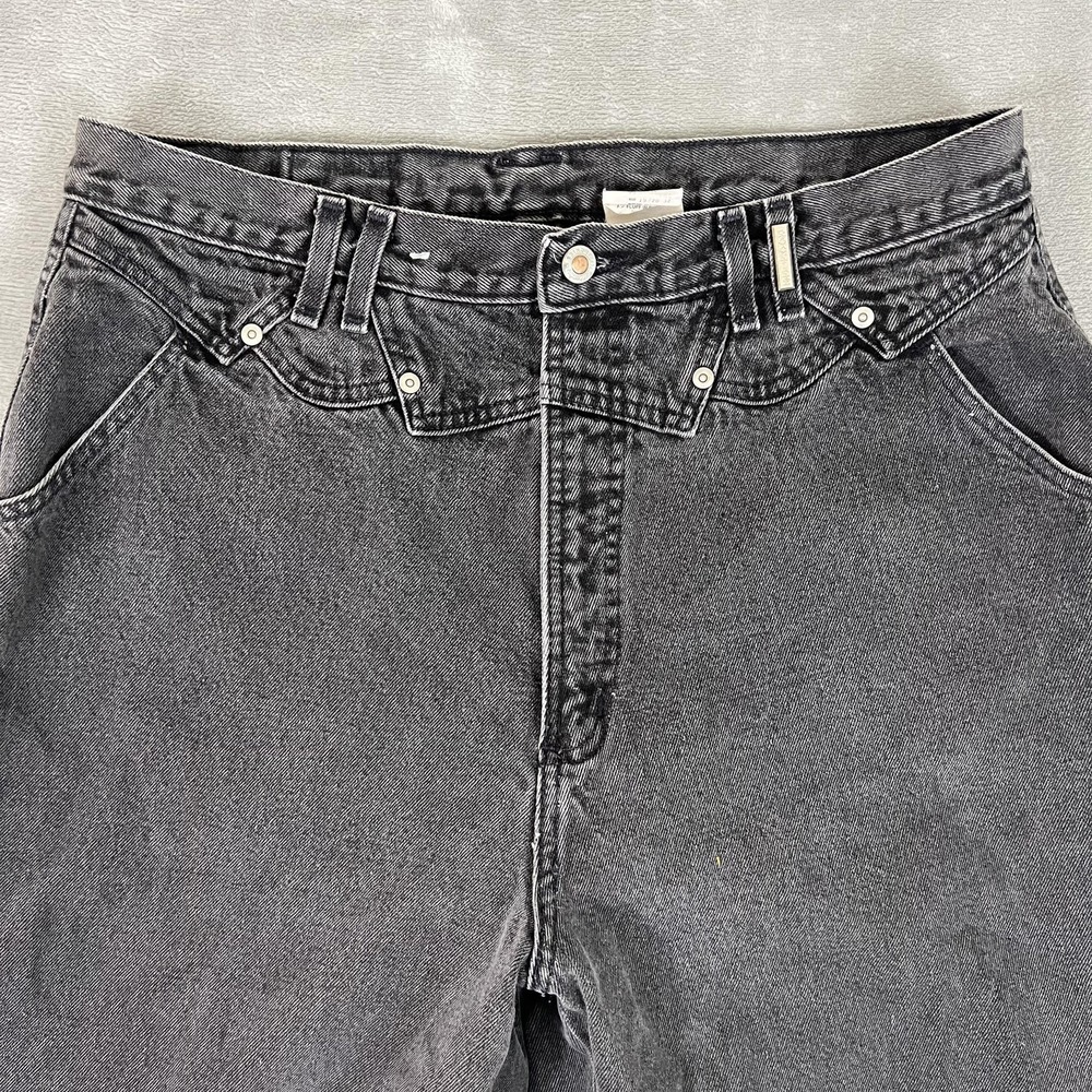 Vintage Rockies Bareback Jeans Women 34 High Rise Tapered Relaxed Denim Charcoal - Picture 2 of 11